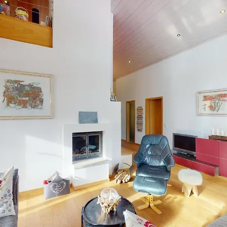 Duplex With Fireplace At Lift Apartment Lenzerheide